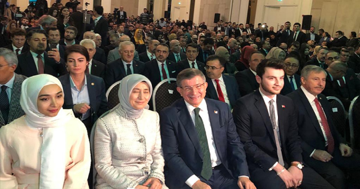 DAVUTOĞLU PARTİSİNİ İLAN EDİYOR...