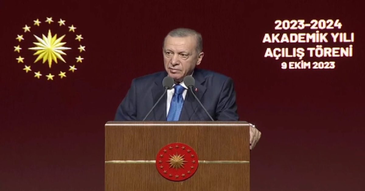 YÜKSEKÖĞRETİM AKADEMİ YILI  ERDOĞAN KONUŞUYOR