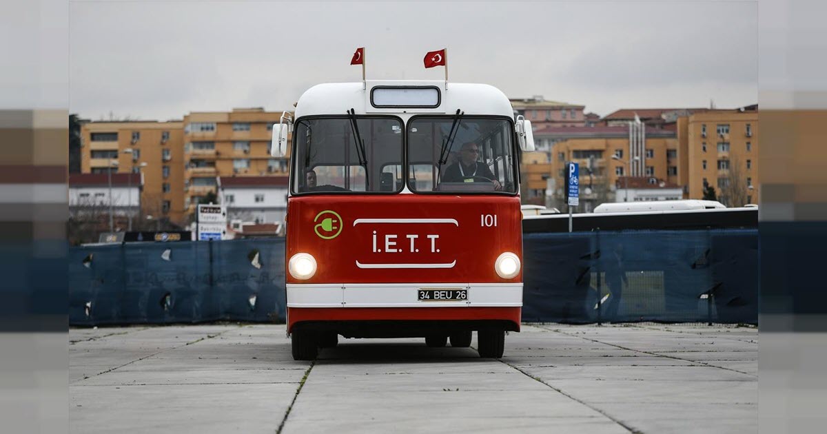 İLK YERLİ TROLEYBÜS YENİDEN İSTANBUL YOLLARINDA