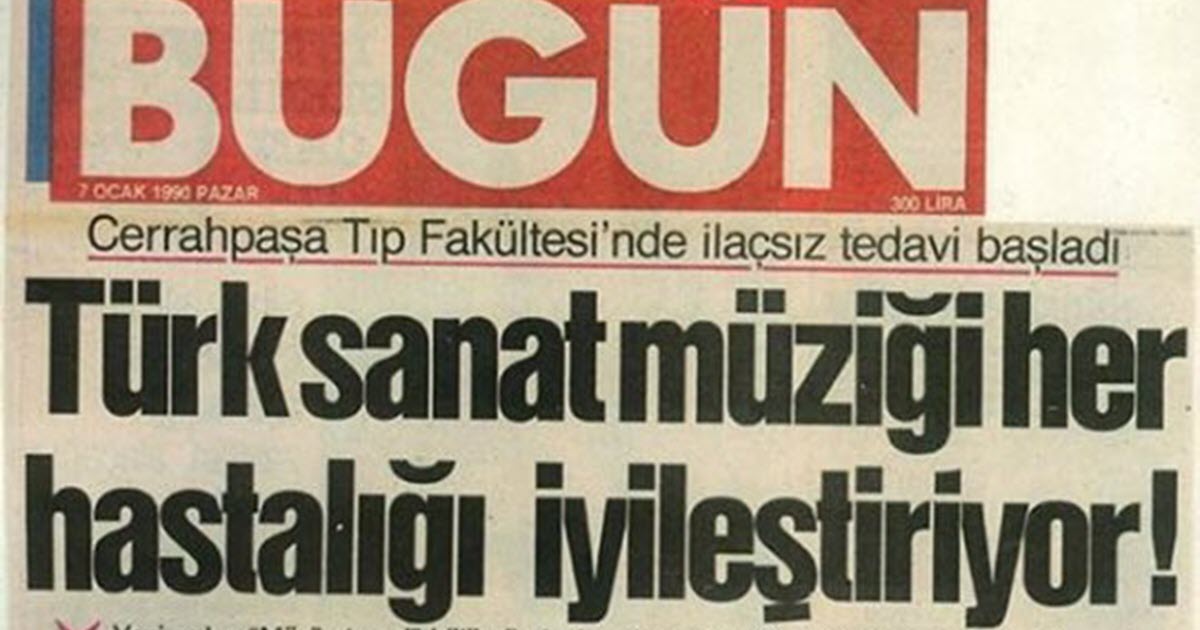 MÜZİK RUHUN GIDASI!TÜRK SANAT MÜZİĞİ HER HASTALIĞI İYİLEŞTİRİYOR!