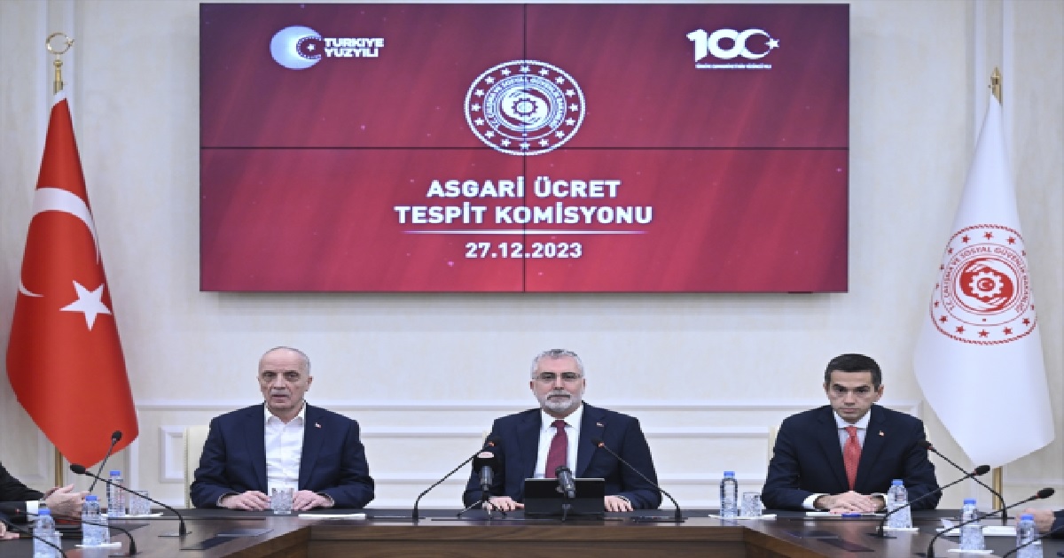  YENİ ASGARİ ÜCRET 17 BİN 2 LİRA OLDU