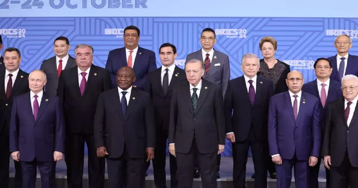 ERDOĞAN, BRICS ZİRVESİ AİLE FOTOĞRAFI ÇEKİMİNE KATILDI